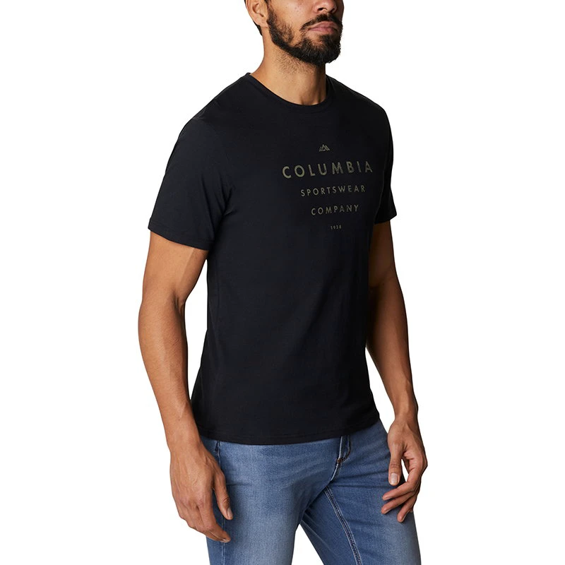 2. Columbia - Tricou Barbati Columbia Path Lake Graphic Tee II - negru