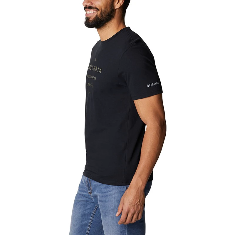 1. Columbia - Tricou Barbati Columbia Path Lake Graphic Tee II - negru