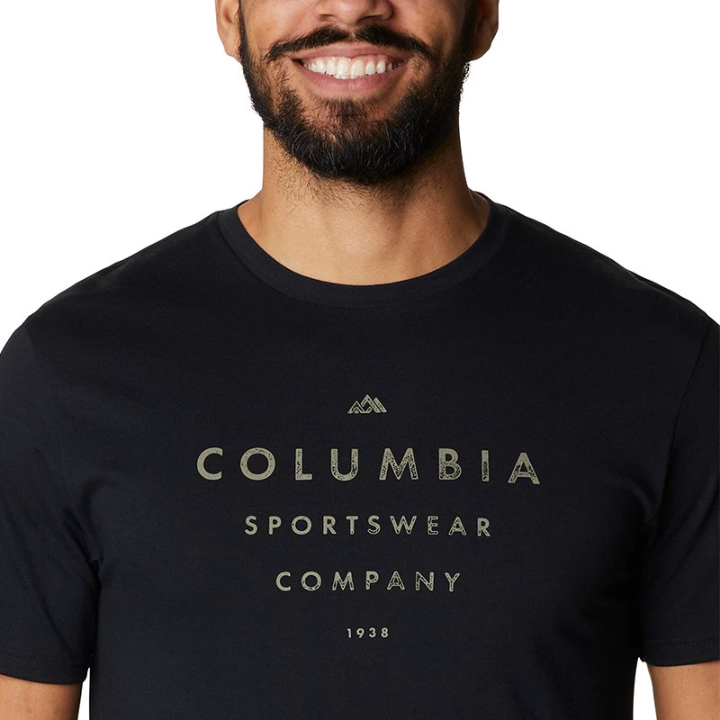 3. Columbia - Tricou Barbati Columbia Path Lake Graphic Tee II - negru
