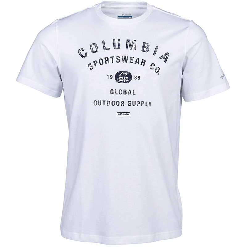 Columbia - Tricou Barbati Columbia Path Lake Graphic Tee II - alb - 149124