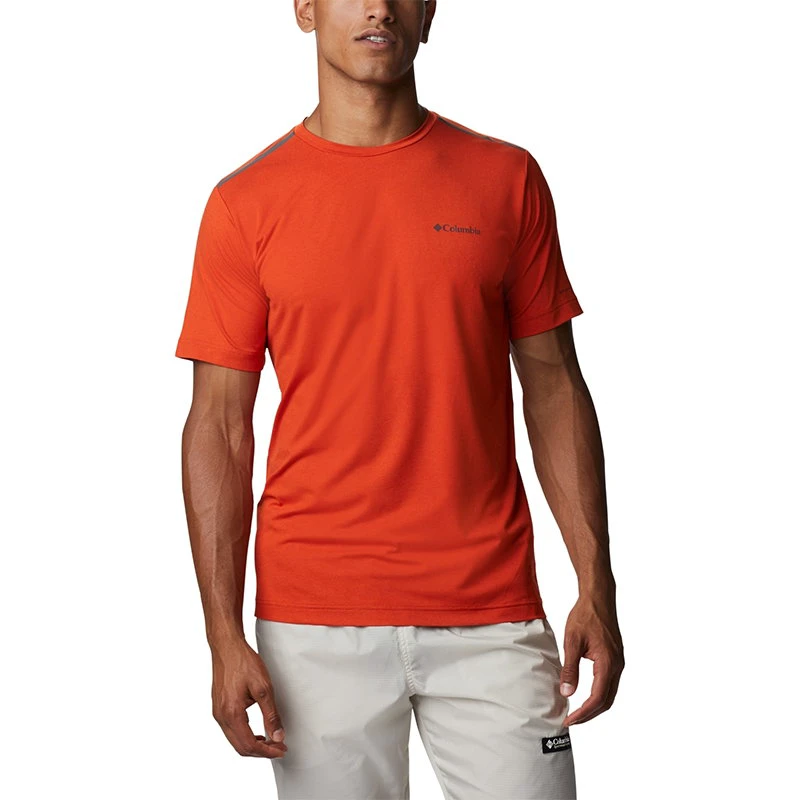 Columbia - Tricou Barbati Columbia Tech Trail Crew Neck - rosu - 149074