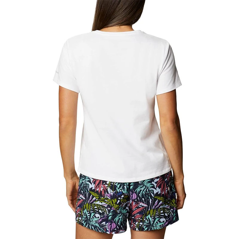 2. Columbia - Tricou Femei Columbia Alpine Way Screen Ss Tee - alb