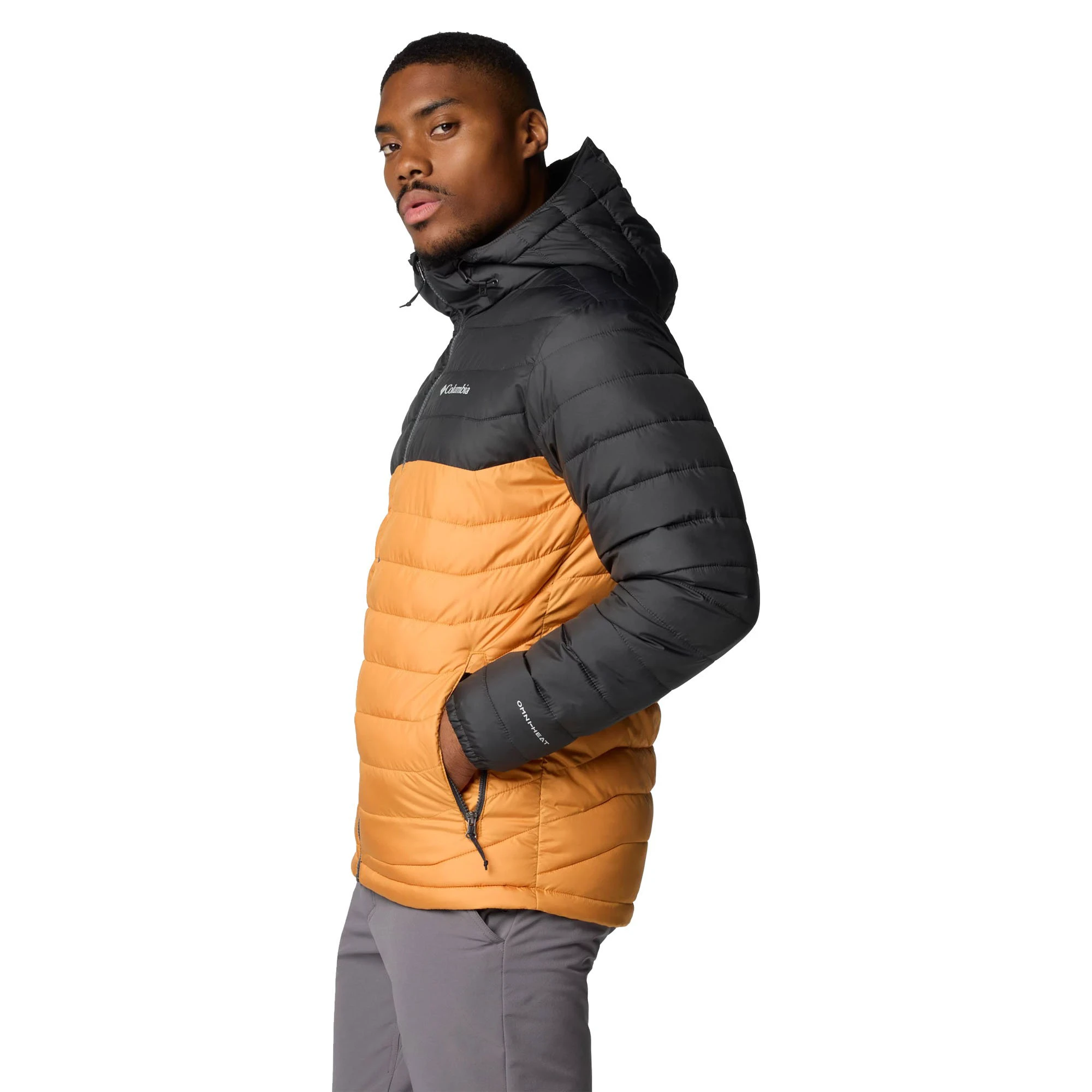 4. Columbia - Geaca Barbati Columbia Powder Lite II Hooded - galben