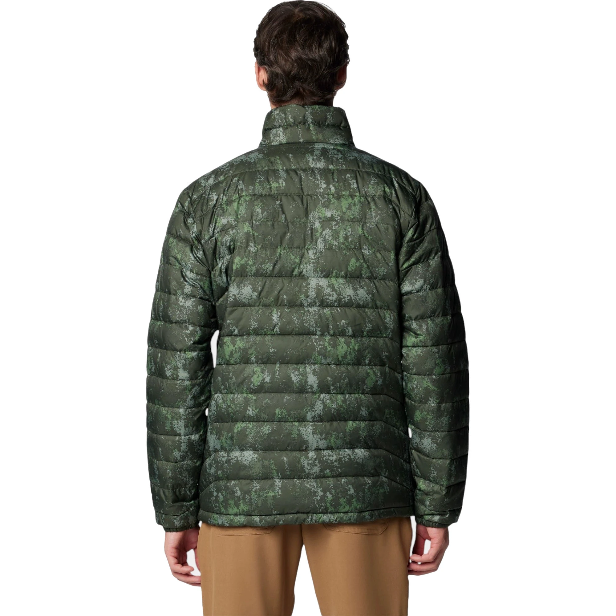 3. Columbia - Geaca Barbati Columbia Powder Lite II Printed - verde