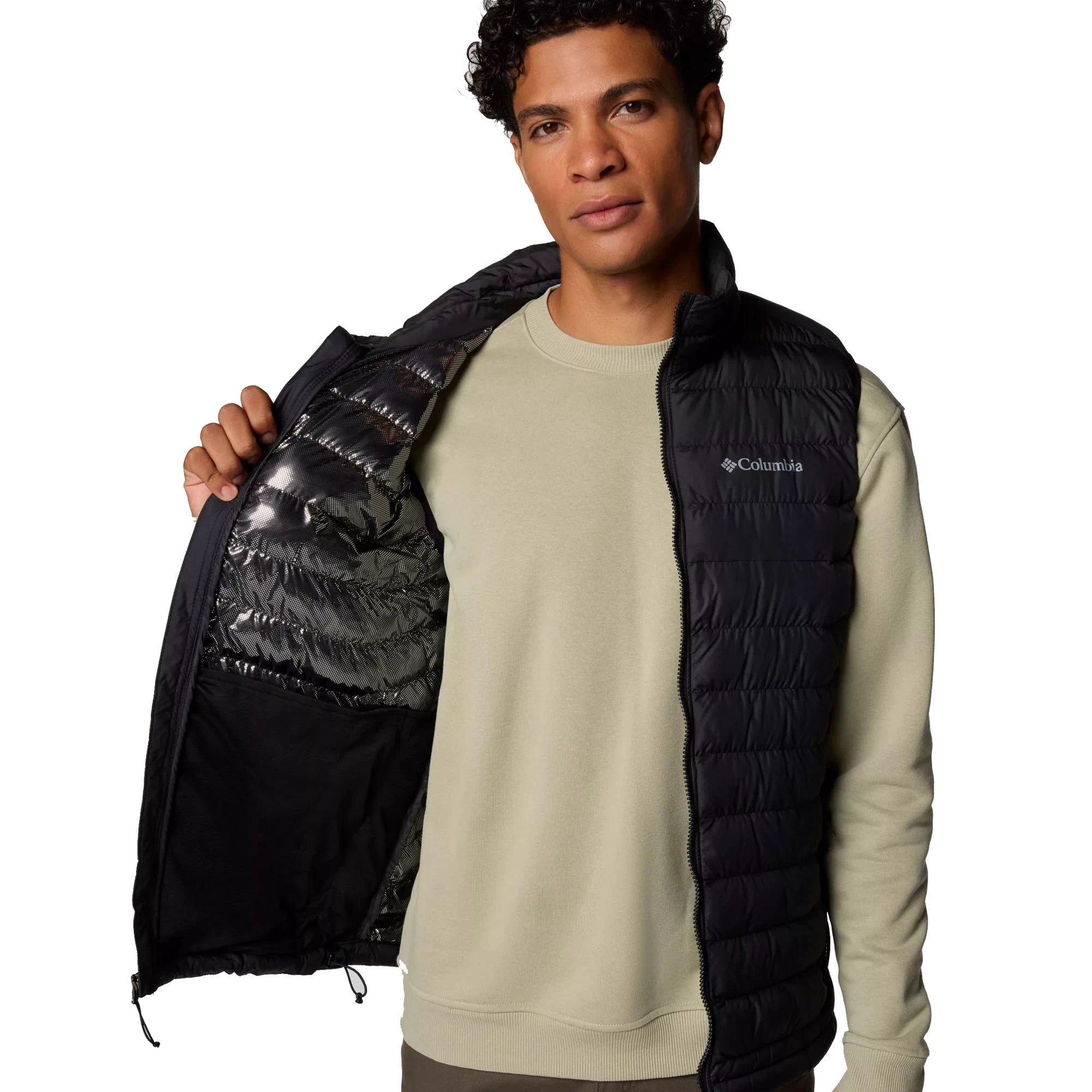 6. Columbia - Vesta Barbati Columbia Powder Lite II Vest - negru