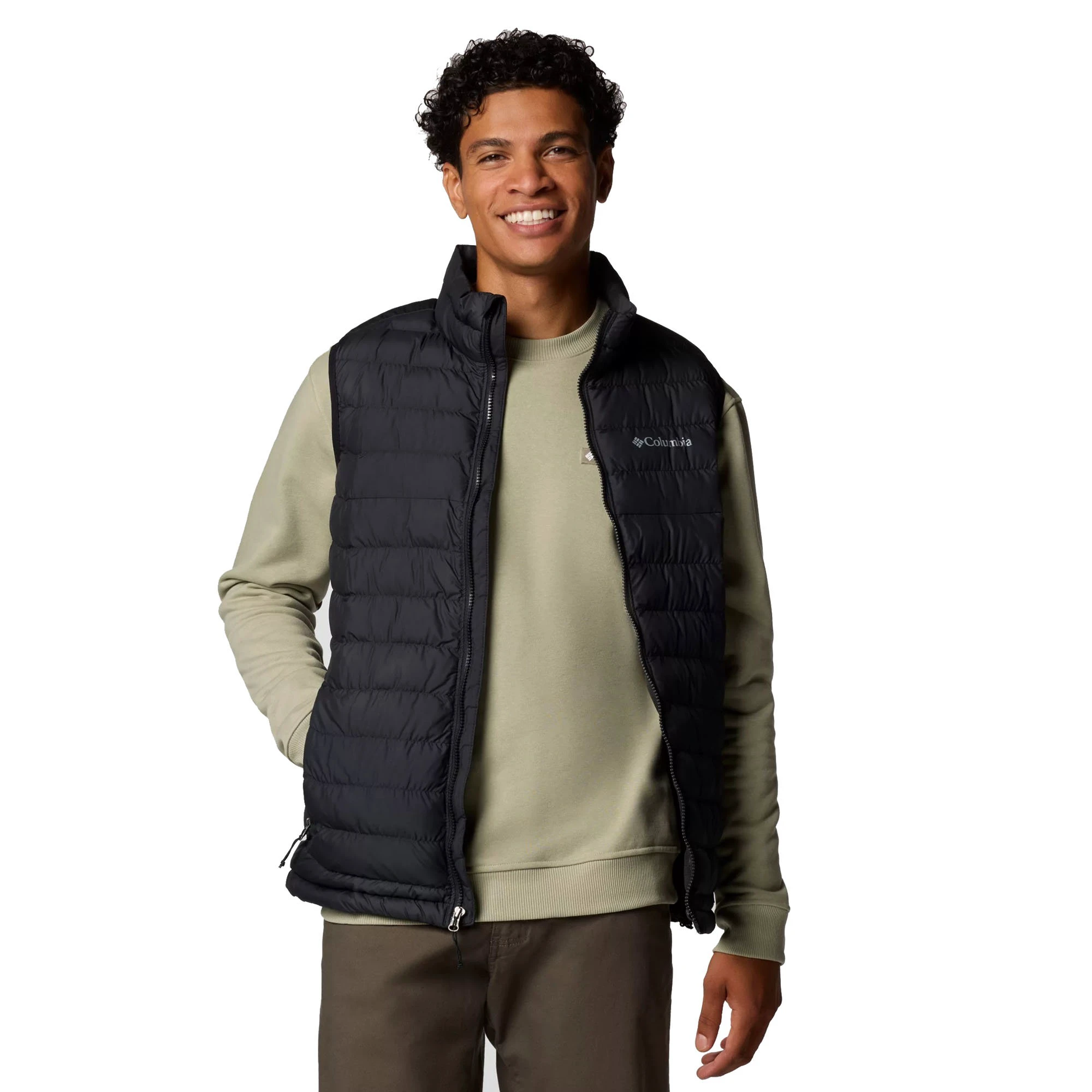 1. Columbia - Vesta Barbati Columbia Powder Lite II Vest - negru