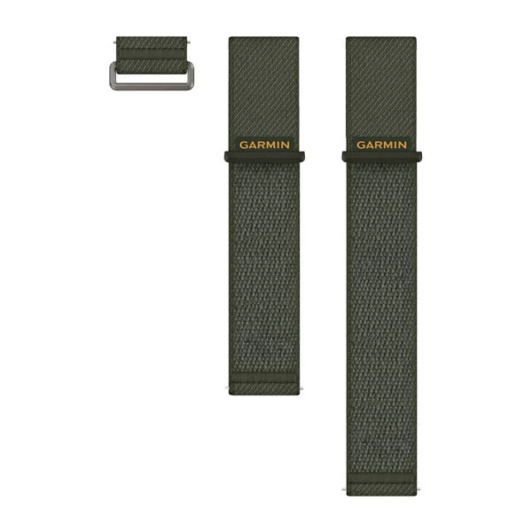 2. Garmin Curele cu eliberare rapidă (Quick Release 24 mm) | Nailon ComfortFit moss