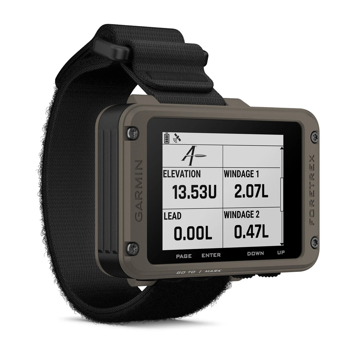 3. Garmin Ediţia Foretrex® 901 Ballistic | Navigator cu GPS purtat la încheietura mâinii cu curea