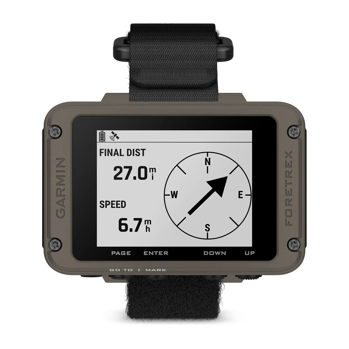 4. Garmin Ediţia Foretrex® 901 Ballistic | Navigator cu GPS purtat la încheietura mâinii cu curea