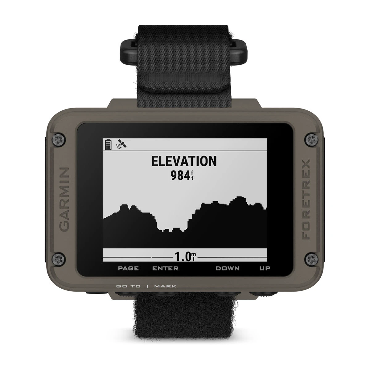 6. Garmin Ediţia Foretrex® 901 Ballistic | Navigator cu GPS purtat la încheietura mâinii cu curea