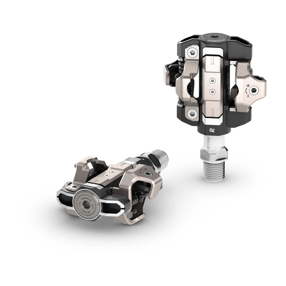 1. Garmin Rally XC110 | Contor de putere (power meter MTB) cu un singur senzor si placute Shimano SPD