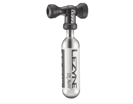 1. Lezyne - mini pompa CO2 - Control Drive CNC - black - 25g