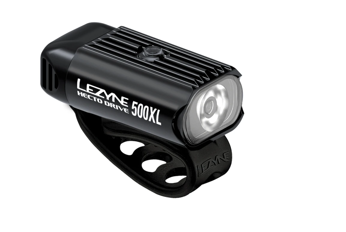 1. Lezyne - Lumina fata far - Hecto Drive 500XL - 500 Lumen - negru