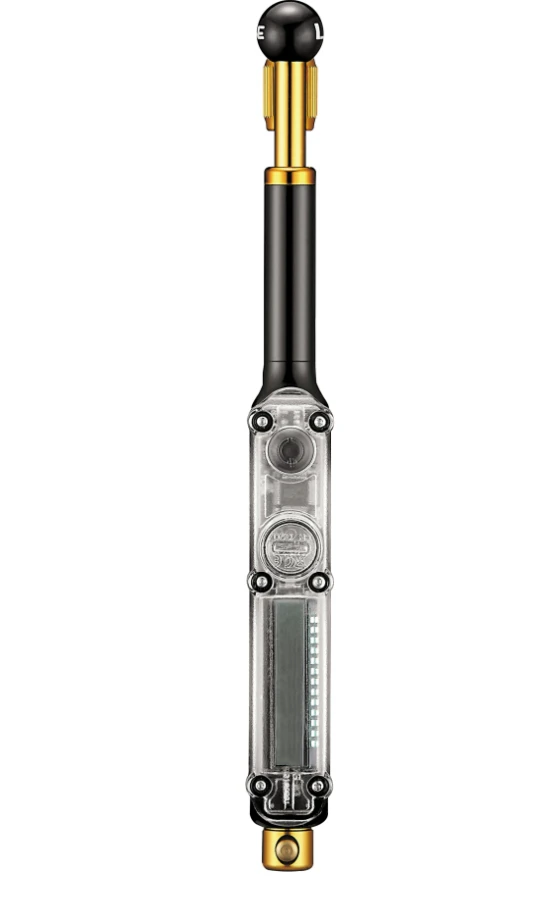 2. Lezyne - mini pompa suspensie - Hand Pump Shock Drive Digital - 350 psi | 24.1 bar - black I gold - 14 cm