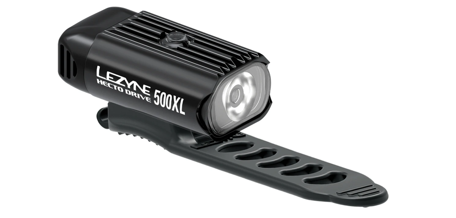 2. Lezyne - Lumina fata far - Hecto Drive 500XL - 500 Lumen - negru