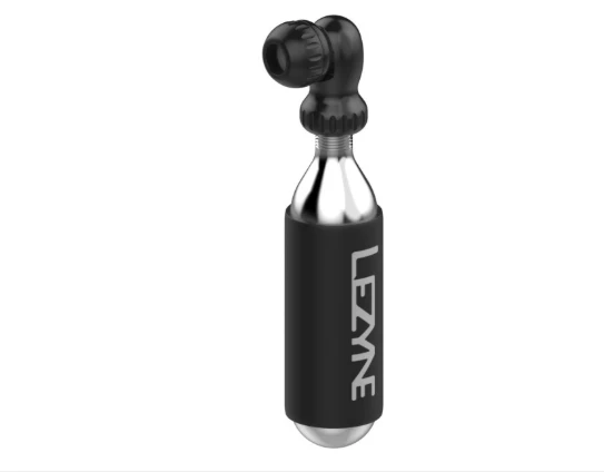 1. Lezyne - Twin Speed Drive Cartus CO2 + cap - black 25 gr