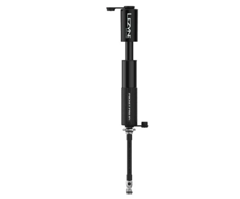2. Lezyne - mini pompa - Hand Pump CNC Pocket Drive PRO HV - black - 90psi | 6.2 bar - 14 cm