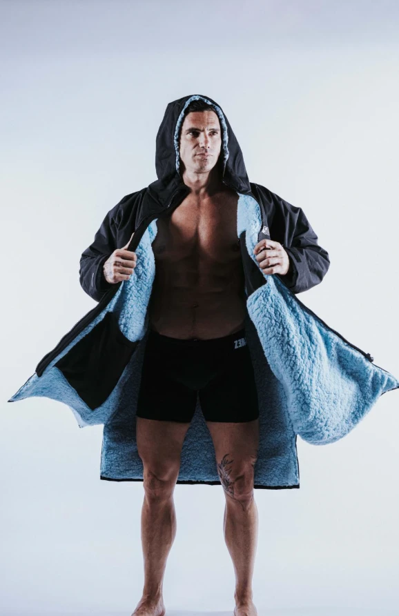 5. Z3R0D - hanorac inot waterproof - PARKA IMPERMEABLE - black I atoll