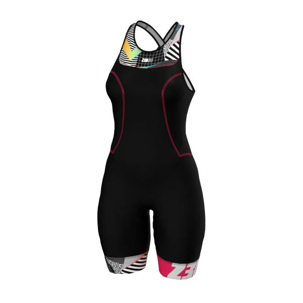 1. Z3R0D - costum triatlon femei fara maneci - TTSUIT START Femme - Shape Shifter