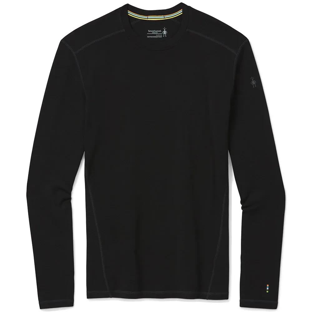 1. Smartwool - bluza merimo - Classic All-Season Merino Base Layer Crew Boxed - Negru