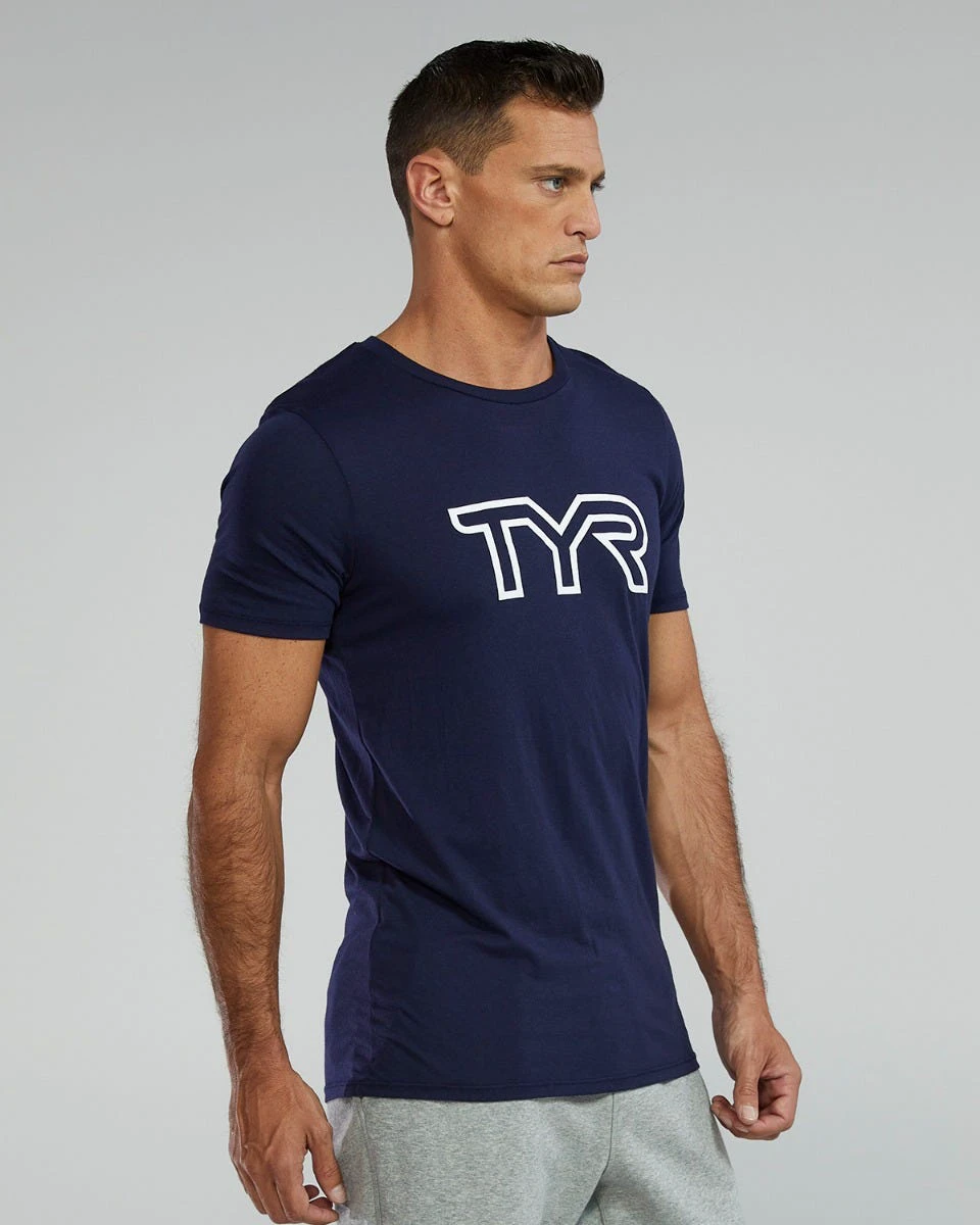 4. Tricou tehnic TYR Ultrasoft Lightweight - bleumarin | confortabil și durabil