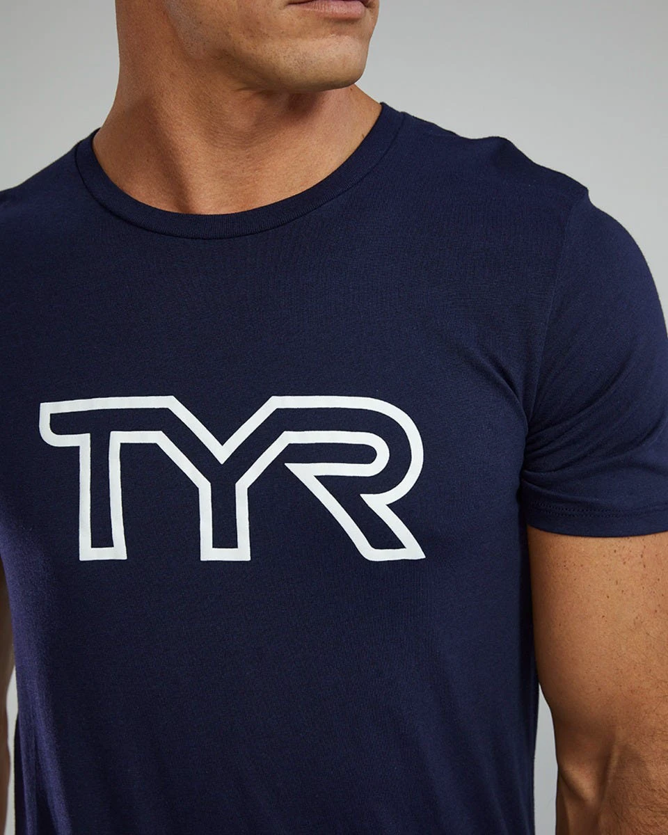 5. Tricou tehnic TYR Ultrasoft Lightweight - bleumarin | confortabil și durabil