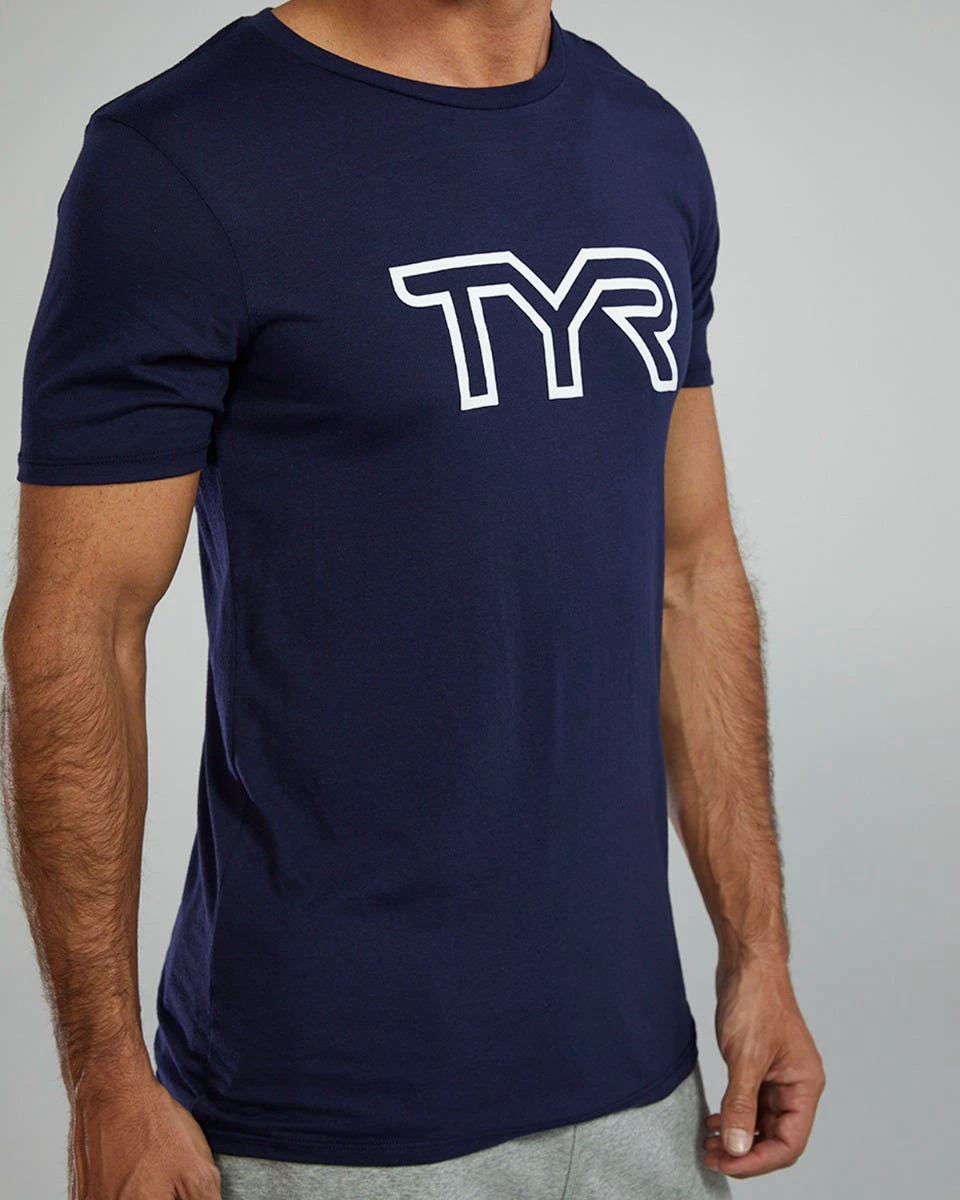8. Tricou tehnic TYR Ultrasoft Lightweight - bleumarin | confortabil și durabil