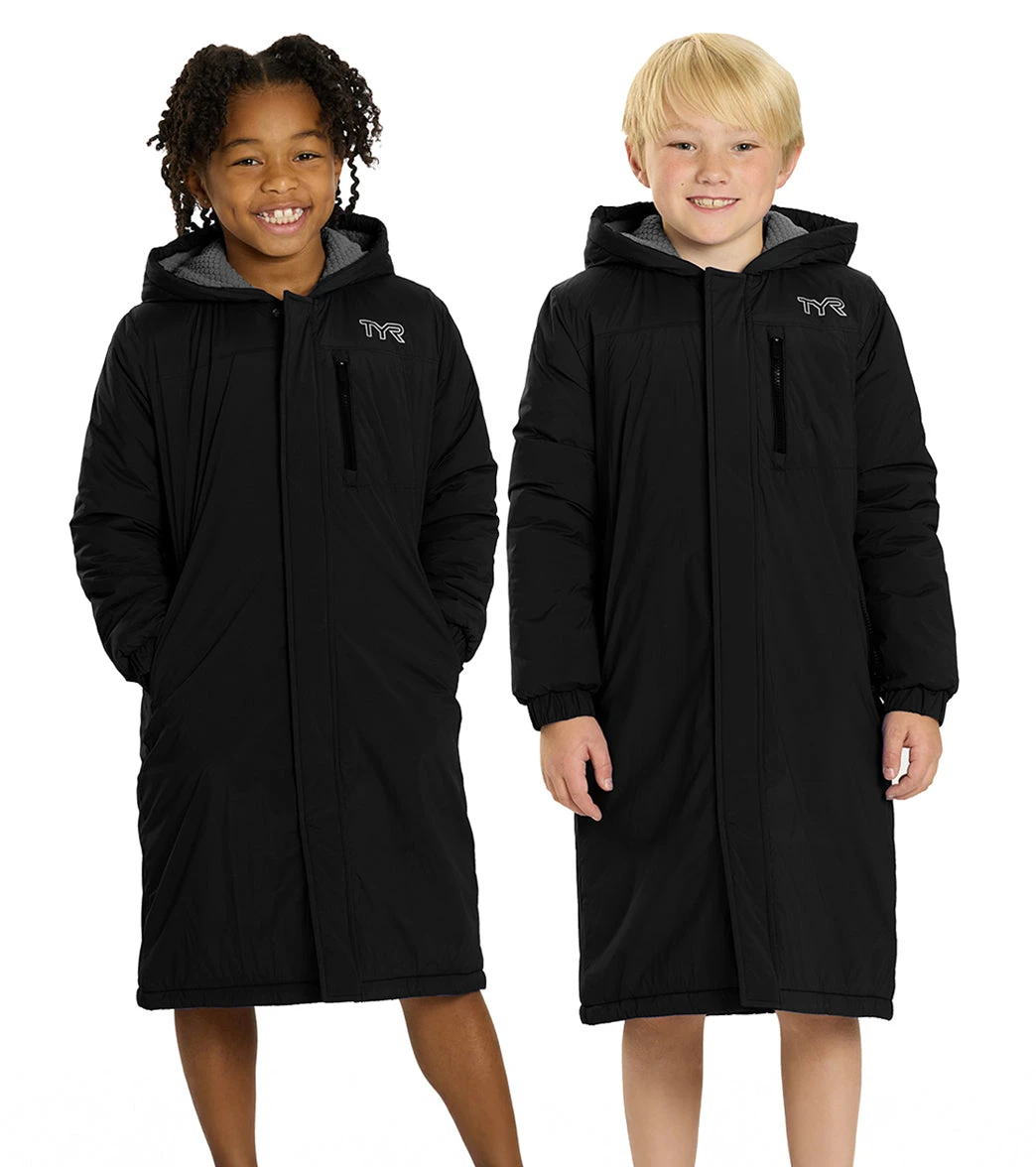 2. Geacă parka înot copii TYR Tech Youth Hydrosphere - negru | Confort