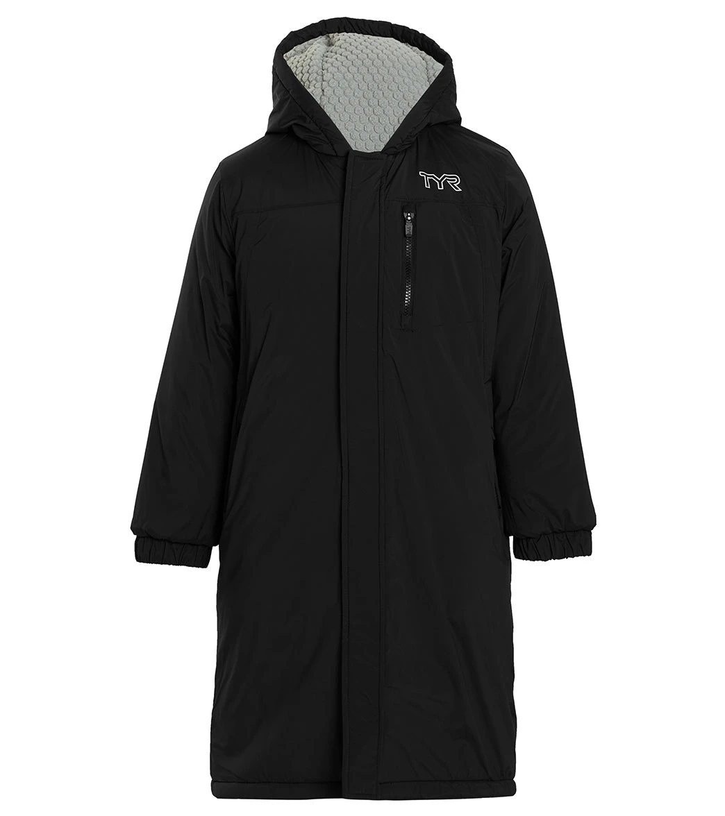 4. Geacă parka înot copii TYR Tech Youth Hydrosphere - negru | Confort