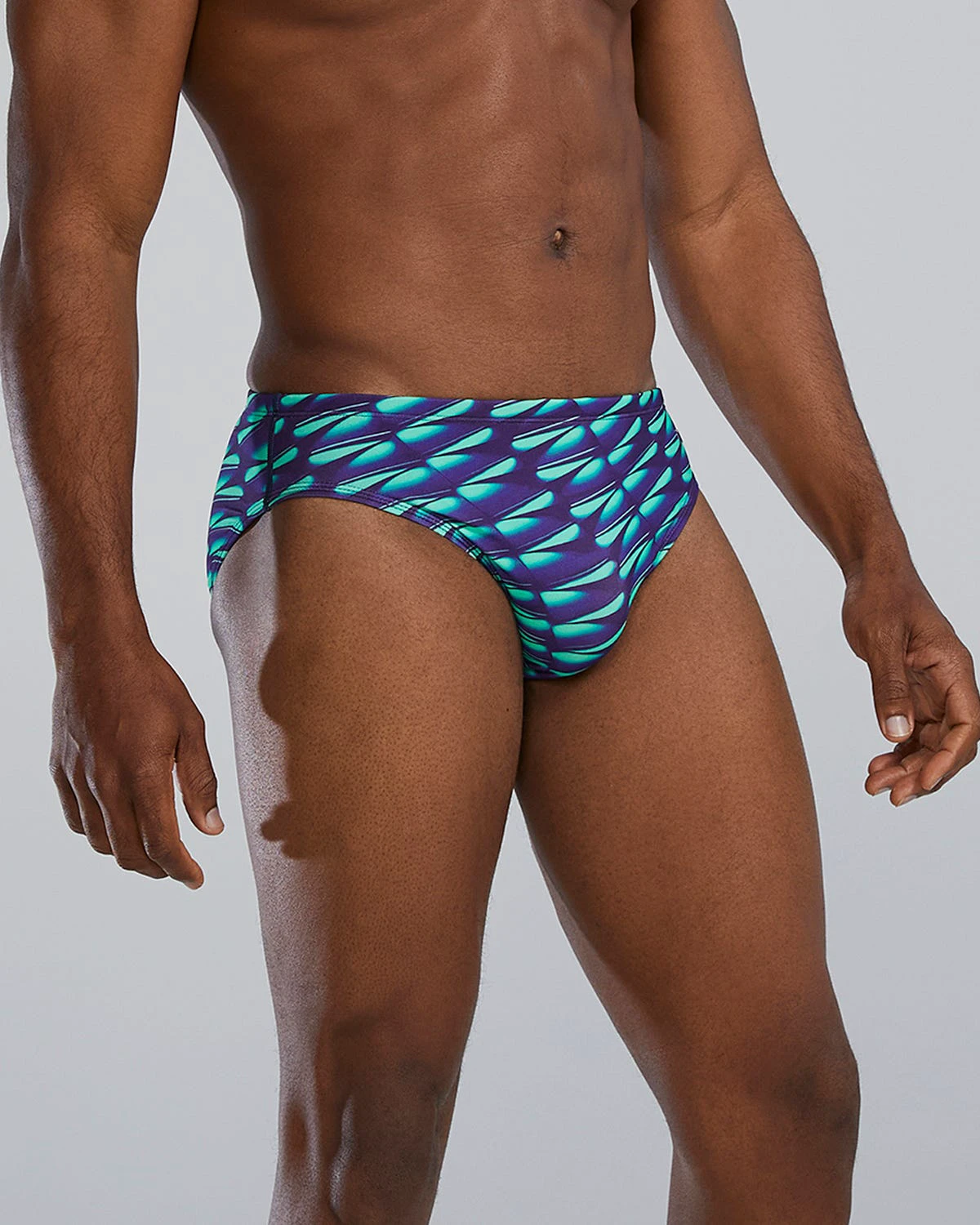 4. Slip înot TYR Dragonflyte - verde/bleumarin | rezistent clor
