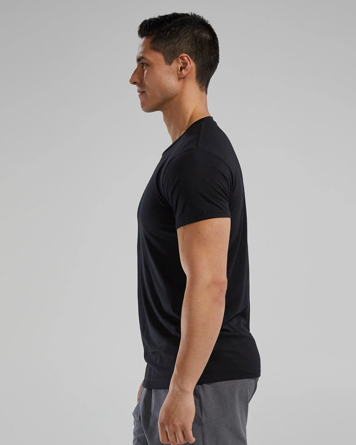 3. Tricou tehnic TYR Unisex Lightweight Ultrasoft Tech - negru | confortabil