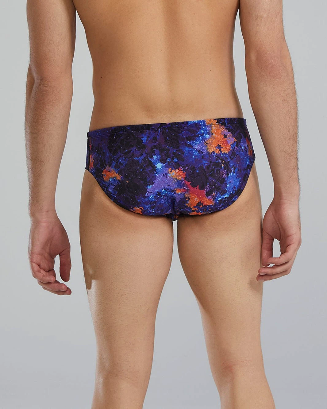 2. Slip înot bărbați TYR Durafast Elite Brief - mov/portocaliu | rezistent clor 300h+