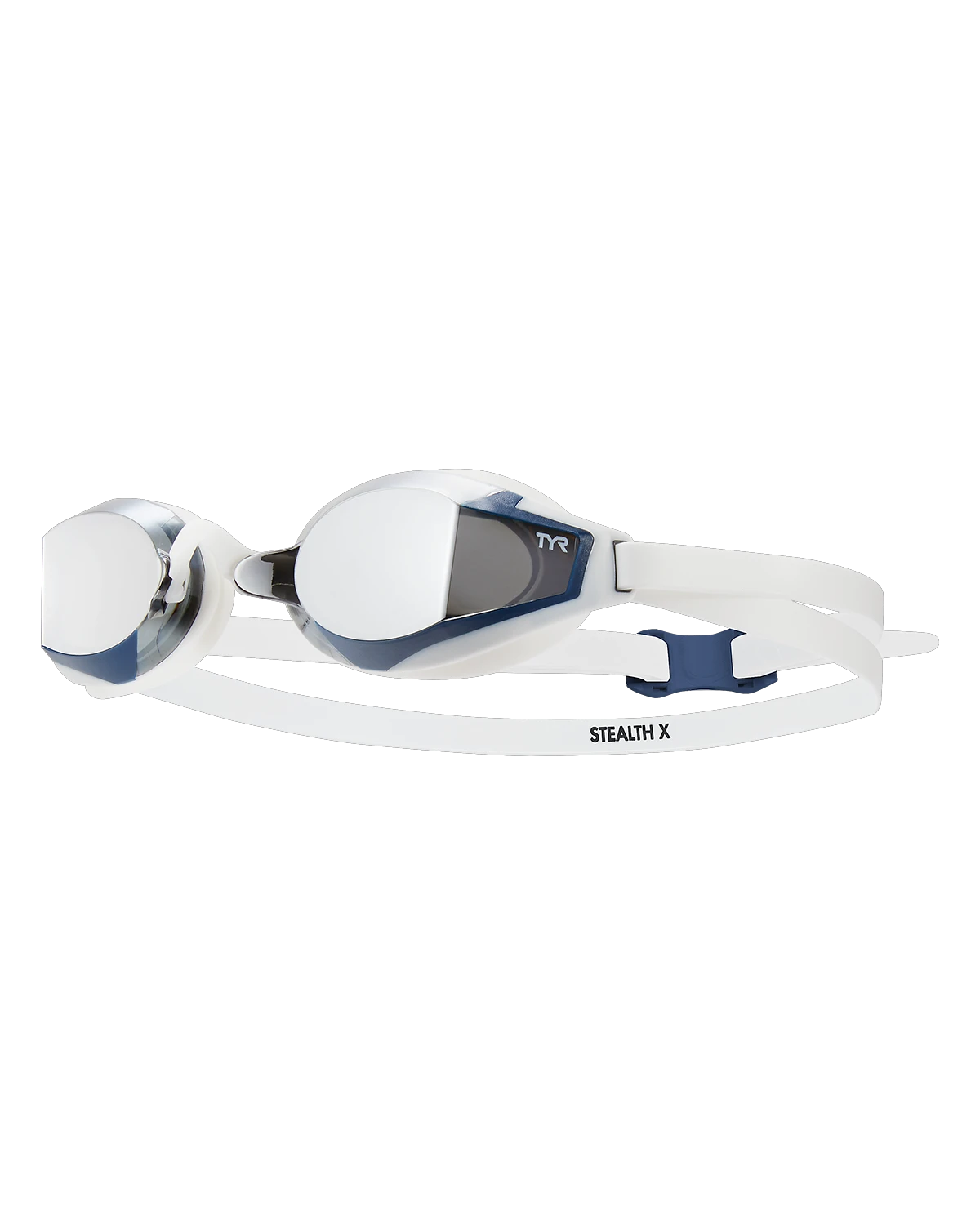 Ochelari înot TYR STEALTH-X Performance - argintiu/alb | competiție - 159810