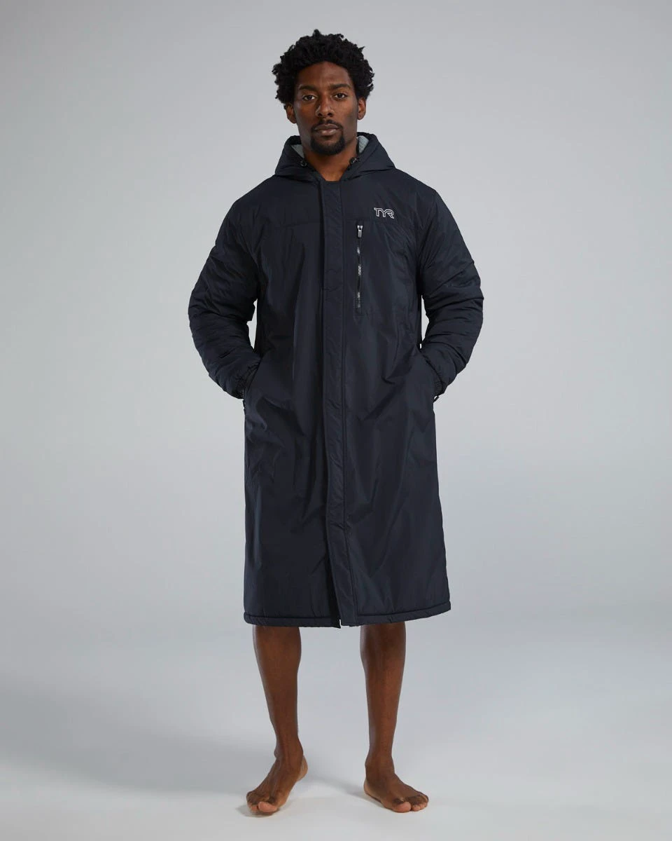 Geacă parka TYR Tech Hydrosphere - negru | protecție termică înot - 159799