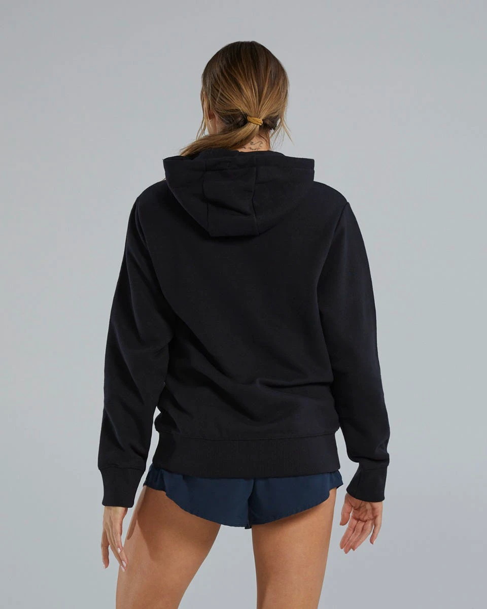 4. Hanorac unisex TYR Ultrasoft Big Logo Tech Hoodie - negru | confortabil