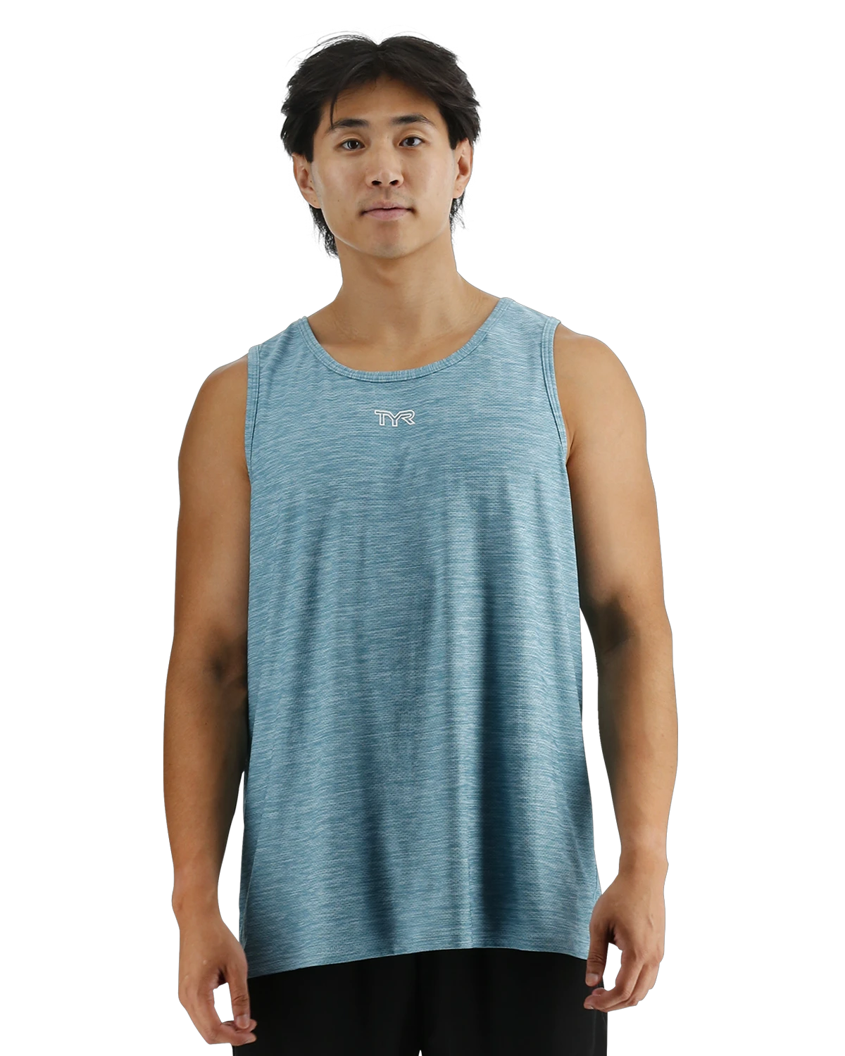 1. Maiou tehnic TYR Airtec Tank - albastru Delph Blu Heather