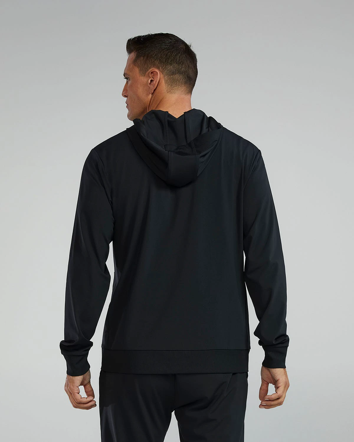 2. Hanorac TYR Tech Full Zip Hoodie - negru | echipament tehnic premium