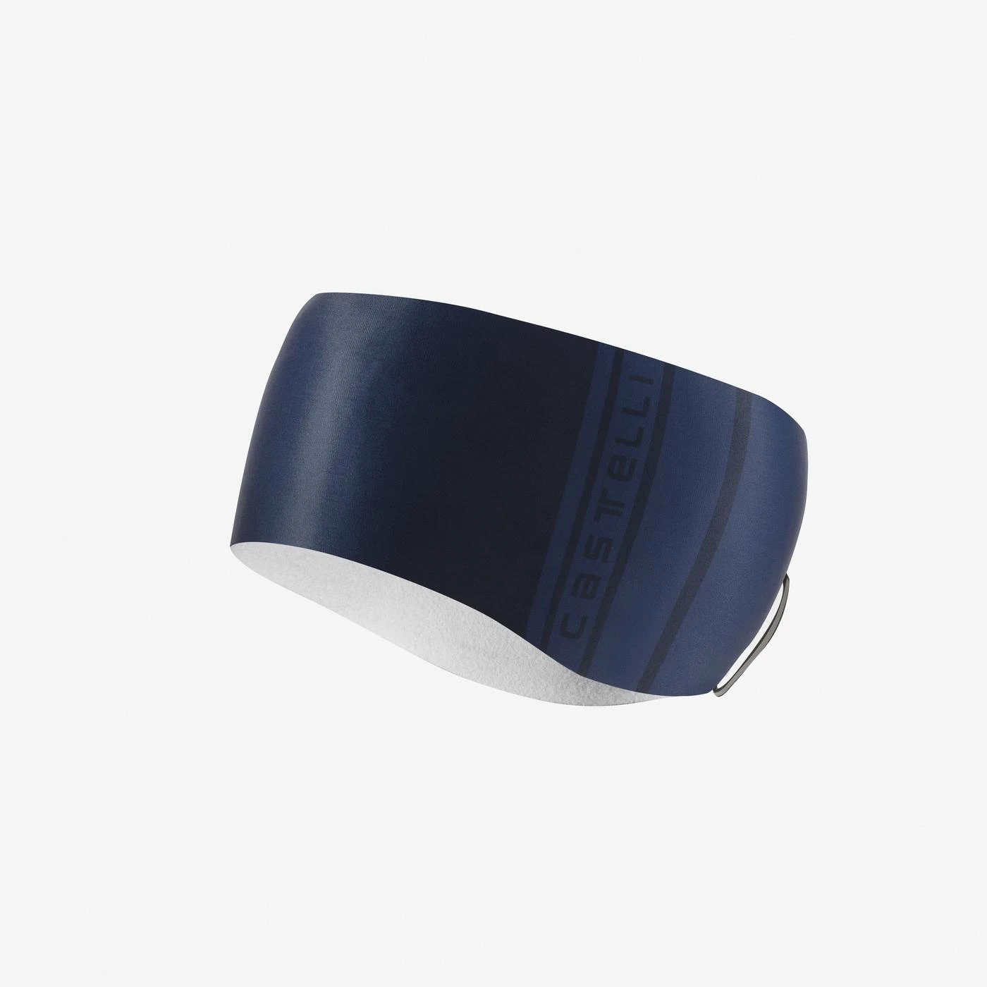 1. Bandă antrenament Castelli Pro Thermal 2 Headband - albastru Belgian | 23g protecție termică