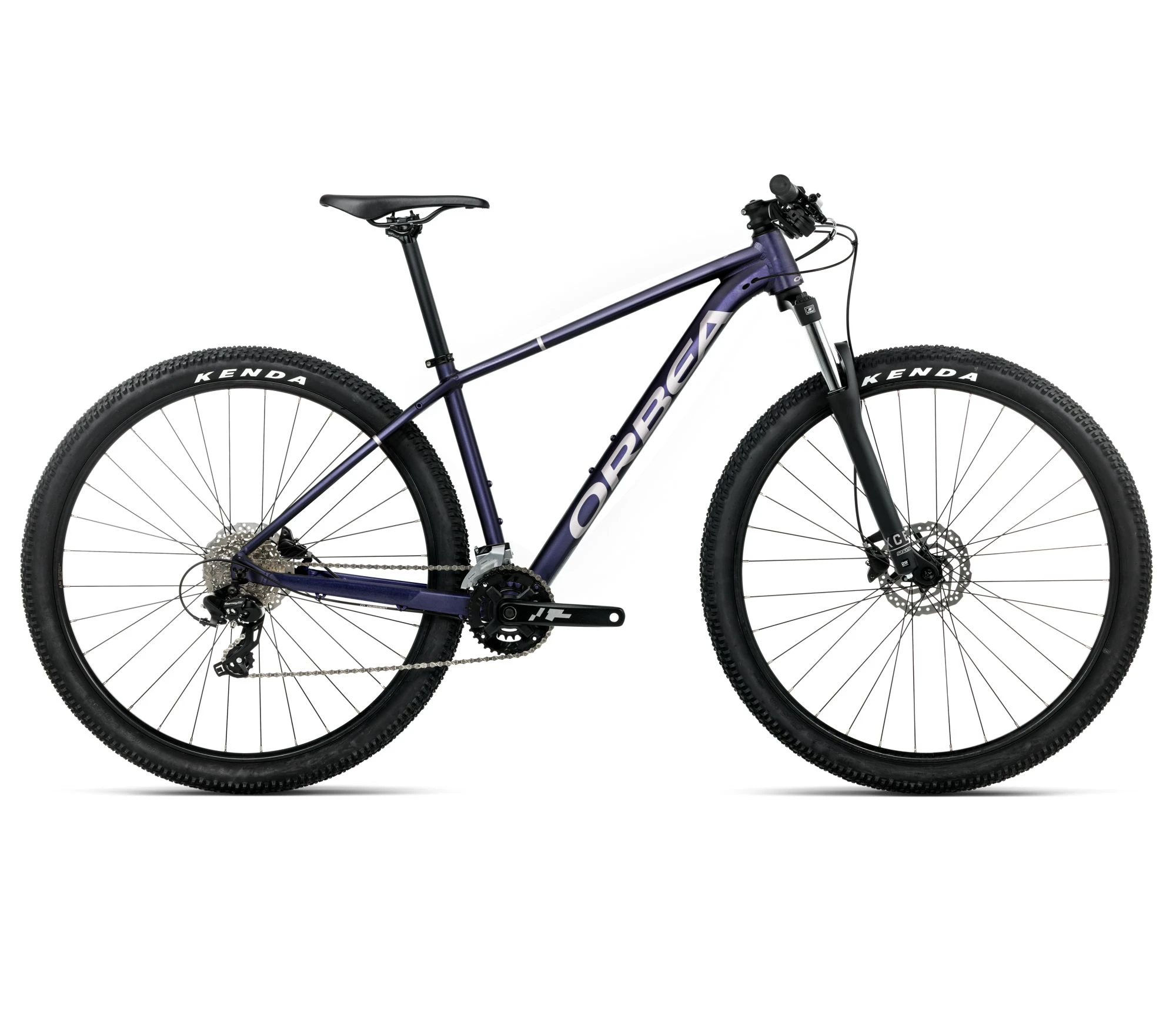 Orbea ONNA 27 50 (2026) - bicicletă MTB fitness - Tanzanite (Matt) | Silver (Gloss) - 161109