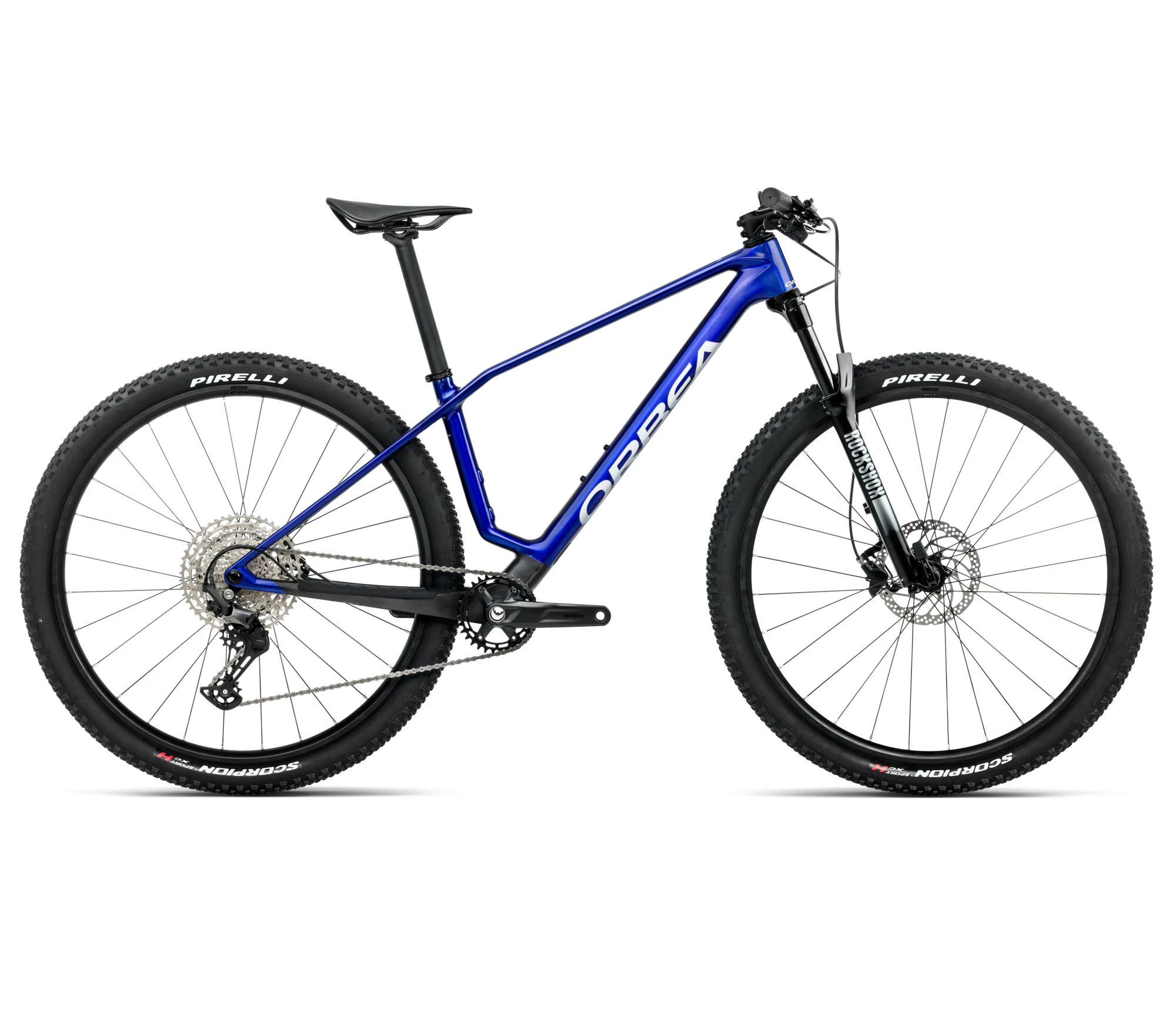Orbea ALMA M50 (2026) - bicicletă MTB XC hardtail - Cobalt Blue (Gloss) | Carbon Raw (Matt) - 160503
