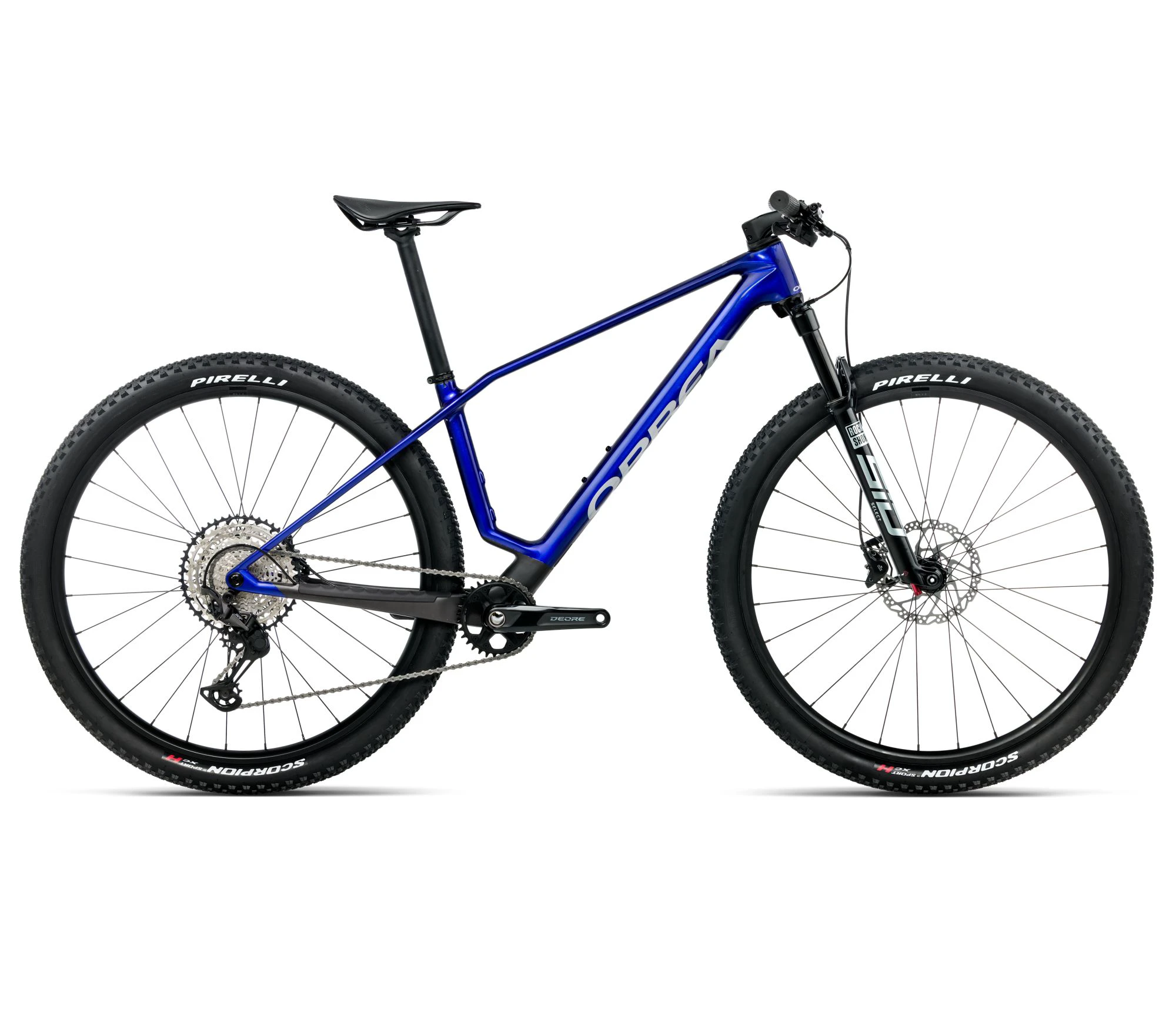 Orbea ALMA M30 (2026) - bicicletă MTB XC hardtail - Cobalt Blue (Gloss) | Carbon Raw (Matt) - 160515
