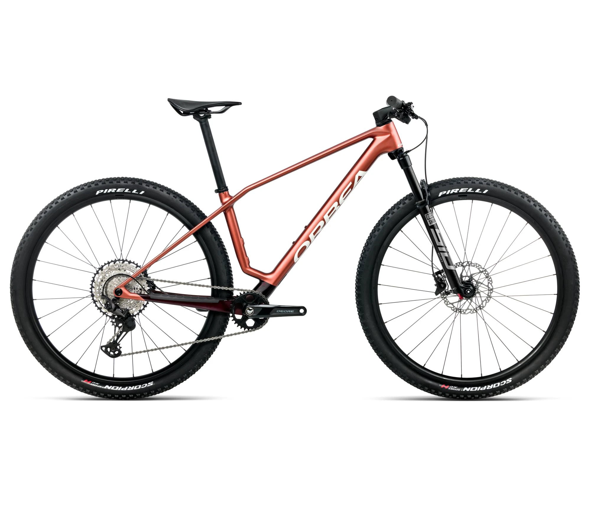 Orbea ALMA M30 (2026) - bicicletă MTB XC hardtail - Mars Red (Matt) | Metallic Burgundy Red (Gloss) - 160520