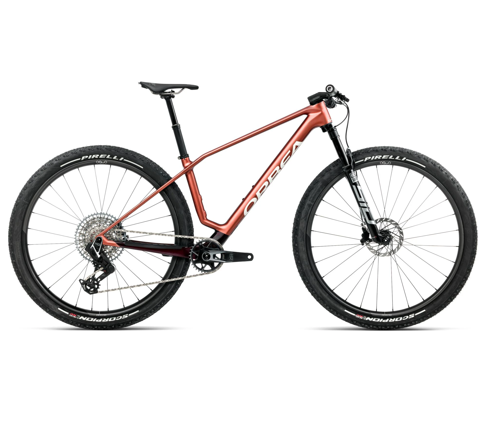Orbea ALMA M-TEAM AXS (2026) - bicicletă MTB XC hardtail - Mars Red (Matt) | Metallic Burgundy Red (Gloss) - 160560