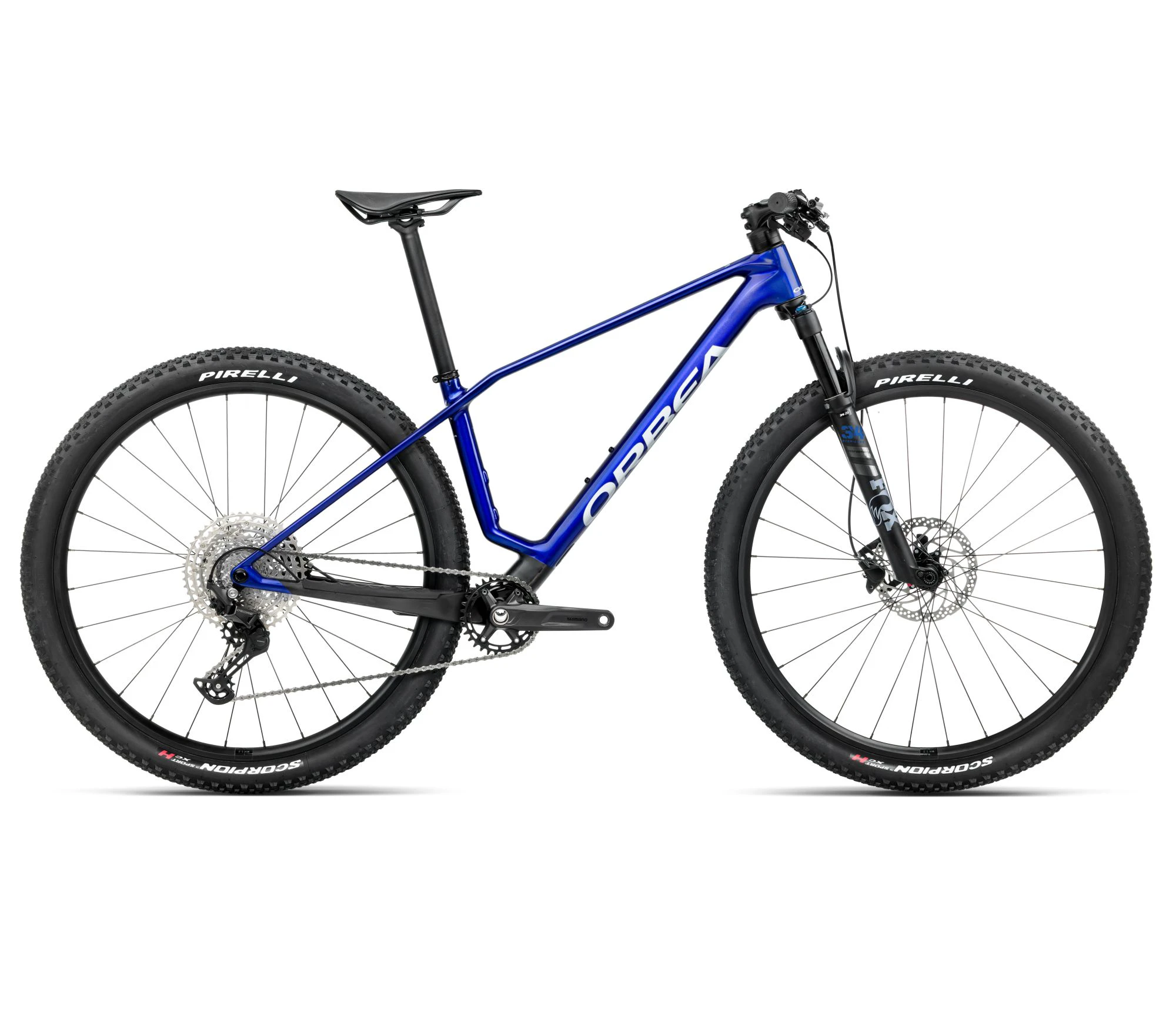 Orbea ALMA M40 (2026) - bicicletă MTB XC hardtail - Cobalt Blue (Gloss) | Carbon Raw (Matt) - 160593