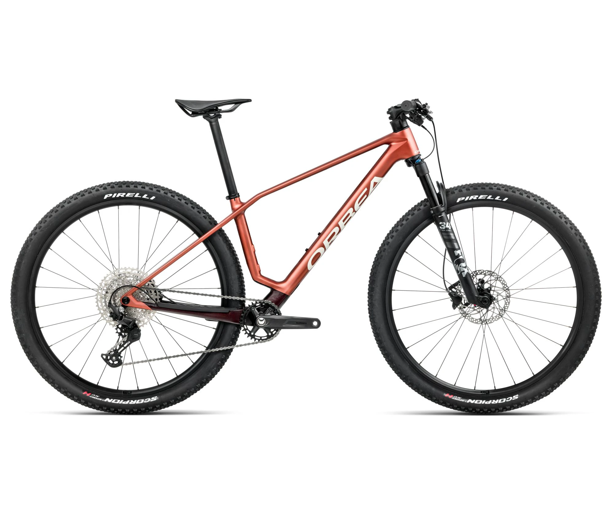 Orbea ALMA M40 (2026) - bicicletă MTB XC hardtail - Mars Red (Matt) | Metallic Burgundy Red (Gloss) - 160591
