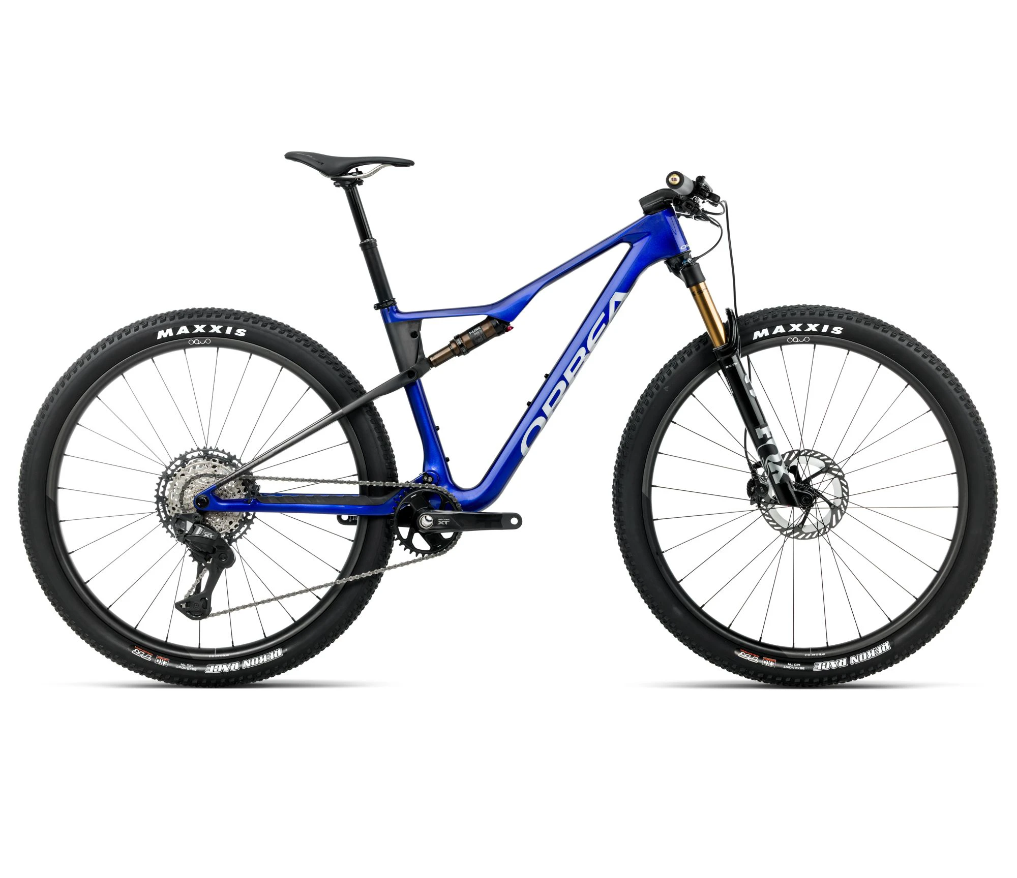 Orbea OIZ M-PRO (2026) - bicicletă MTB XC full suspension - Cobalt Blue (Gloss) | Carbon Raw (Matt) - 160811
