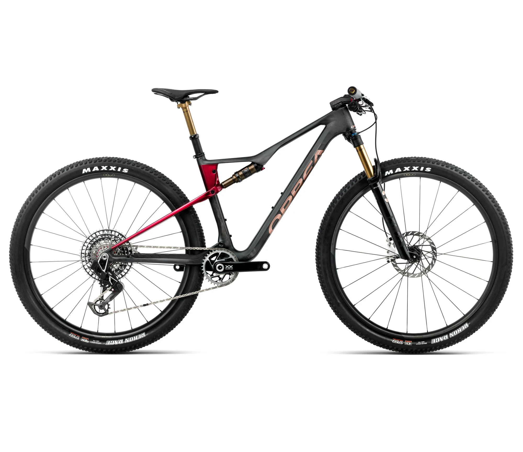 Orbea OIZ M-LTD (2026) - bicicletă MTB XC full suspension - Diamond Carbon View (Matt) | Cherry Red (Gloss) - 160851