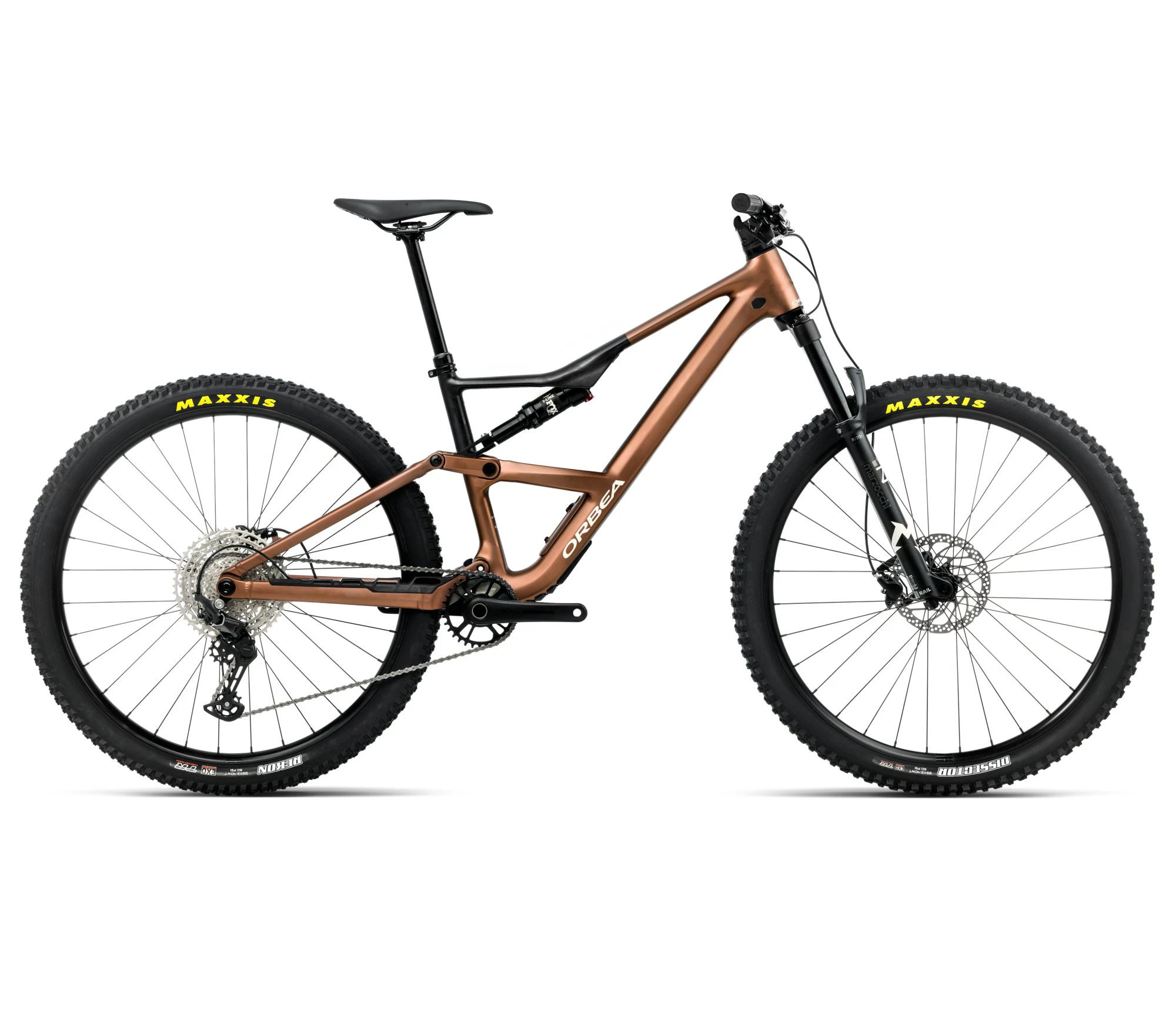 Orbea OCCAM SL H30 (2026) - bicicletă MTB Trail full suspension - Metallic Cinnamon (Matt) | Black (Gloss) - 160859