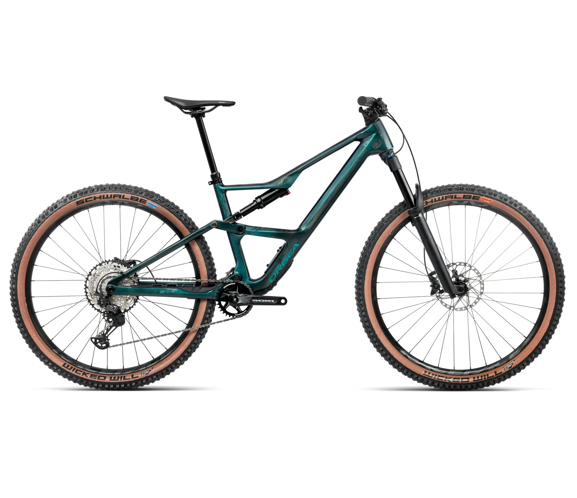 Orbea OCCAM SL M30 (2026) - bicicletă MTB Trail full suspension - Escape Green | Carbon View Gloss - 160885