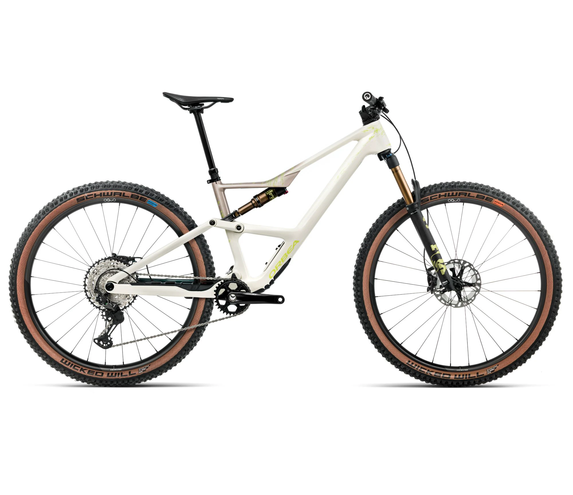 Orbea OCCAM SL M10 (2026) - bicicletă MTB Trail full suspension - Ivory White | Nickel (Gloss) - 160902